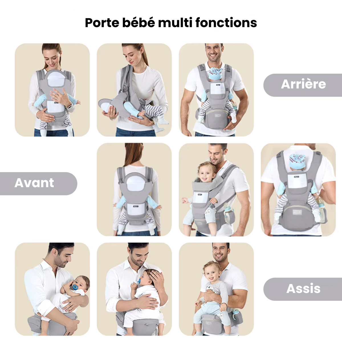 Porte bébé Randonnée – Confort et polyvalence pour parents actifs - AixintuBaby - Esprit Rando