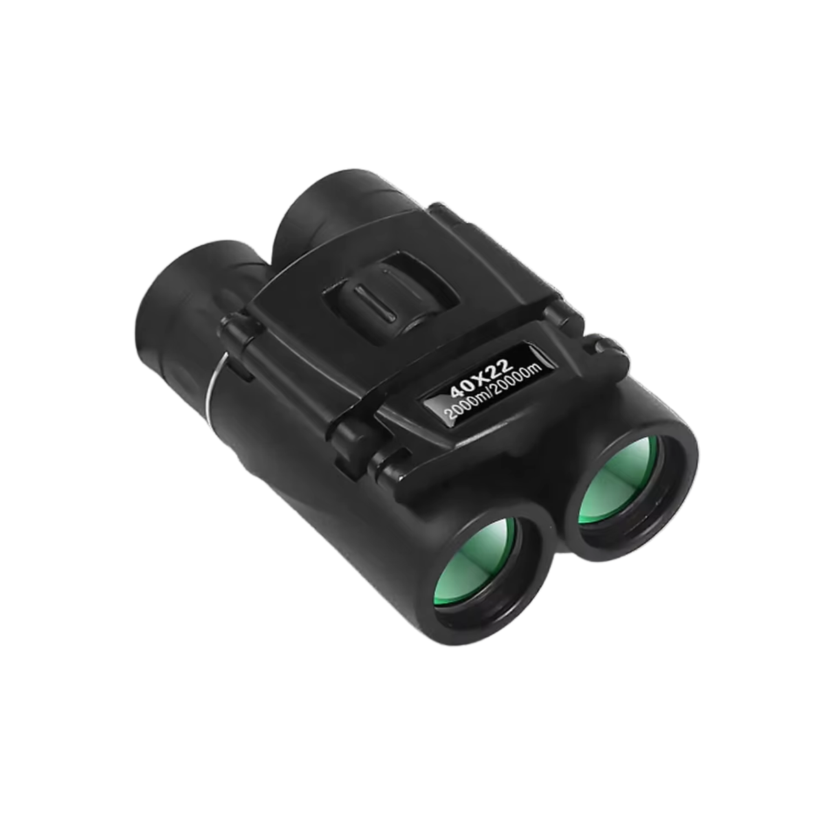Jumelles randonnée pliables compactes vue de dessus