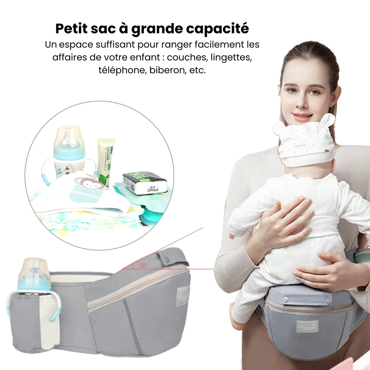 Porte bébé Randonnée – Confort et polyvalence pour parents actifs - AixintuBaby - Esprit Rando