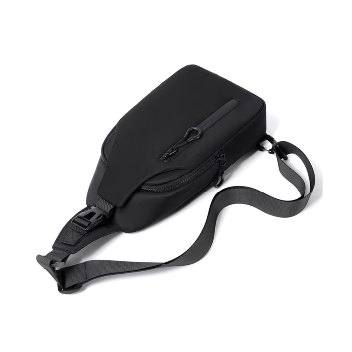Sacoche Randonnée Bandoulière Déperlante avec Port USB — Nylon Oxford Résistant - TrailVolt - Esprit Rando