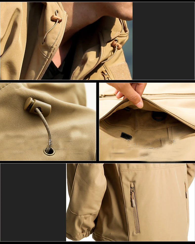 Veste Randonnée Homme Hiver Softshell & Polaire Intégrée - ThermaRidge - Esprit Rando