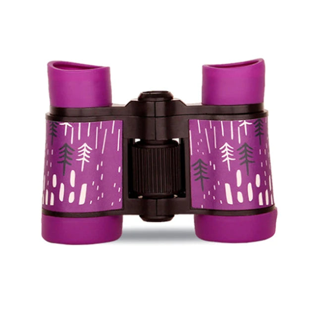 Jumelles randonnée enfant violettes légères pour petites mains