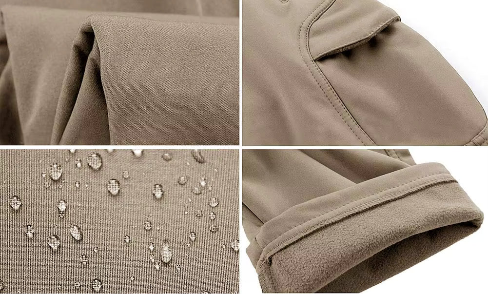 Pantalon Randonnée Homme Softshell Imperméable Doublure Polaire - WinTrail - Esprit Rando