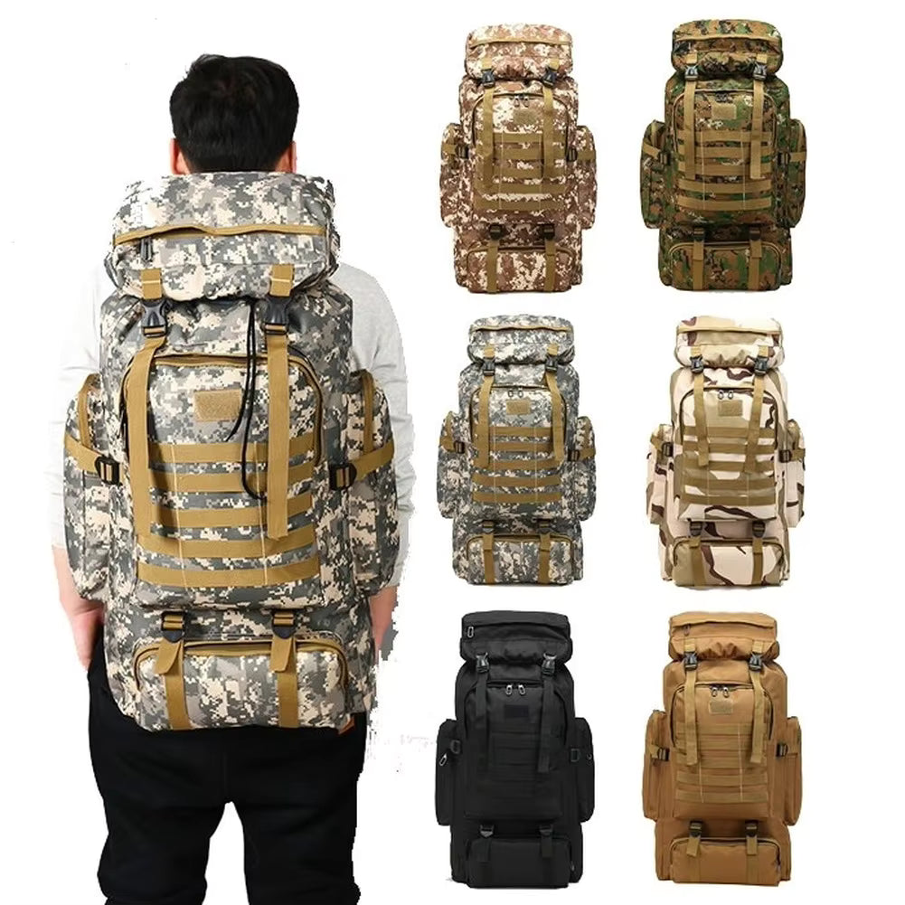 Sac de Randonnée Tactique 80 à 100L Résistant Organisation Militaire - TrekForce 80/100 - Esprit Rando