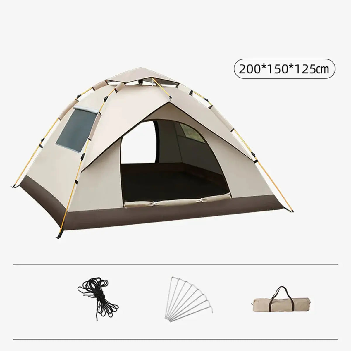 Tente Randonnée Instantanée 3–4 personnes – QUICKSHELTER 3-4P - Esprit Rando