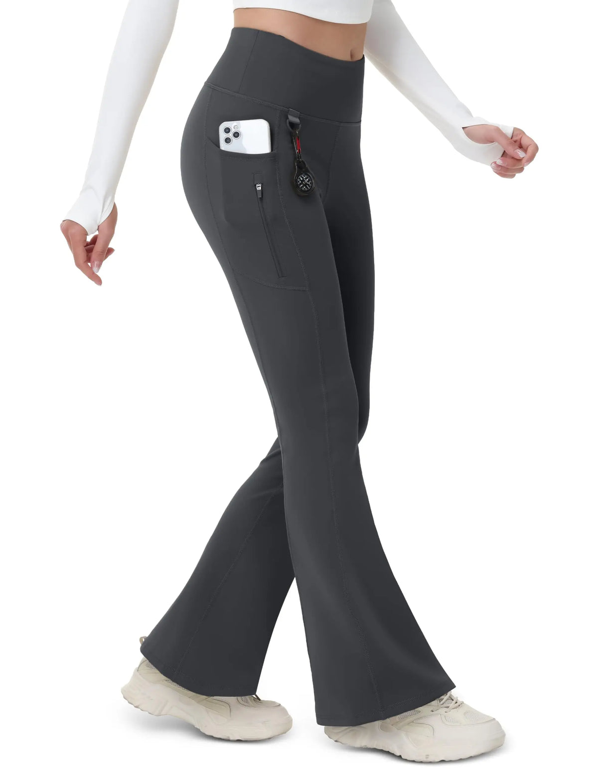 Pantalon Randonnée Femme en Legging Hiver Taille Haute, Doublé Polaire & Élégance - Glowy Pants - Esprit Rando