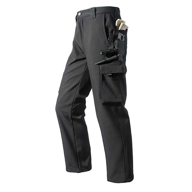 Pantalon Randonnée Homme Softshell – Doublure Polaire & Poches Cargo - Mazrout - Esprit Rando