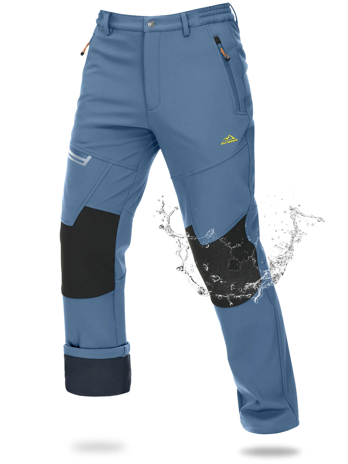 Pantalon Randonnée Homme Softshell Imperméable – Chaleur & Protection Outdoor - ThermoFlex - Esprit Rando
