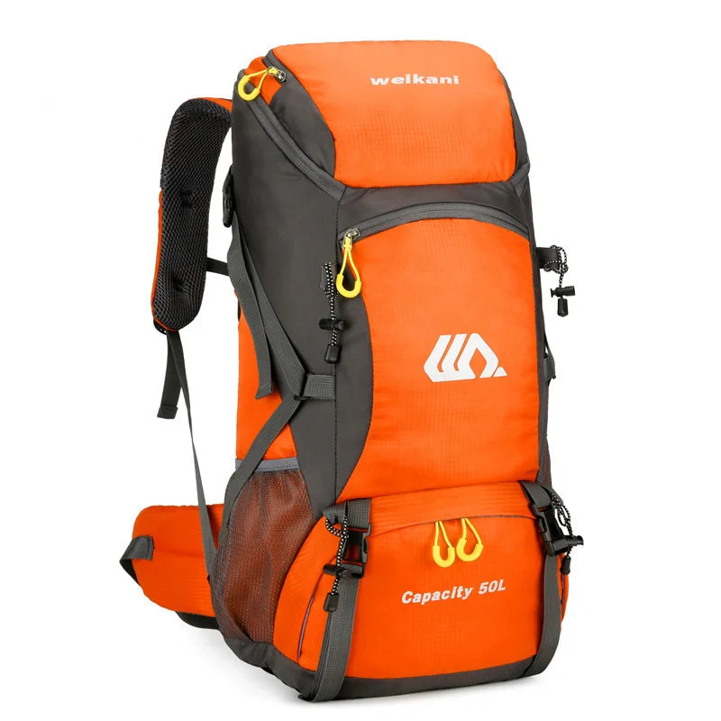 Sac De Randonnée 50L Léger – Dos Ventilé, Nylon Déperlant & Portage Confort - TrekShell 50 - Esprit Rando