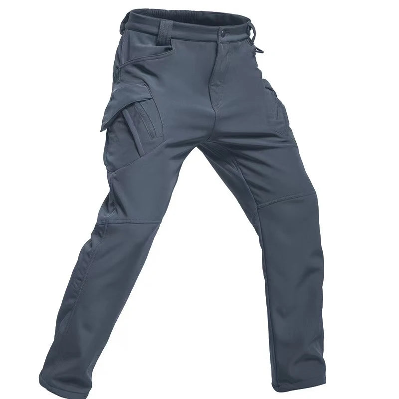 Pantalon Randonnée Homme Softshell – Doublure Polaire & Poches Cargo - Mazrout - Esprit Rando