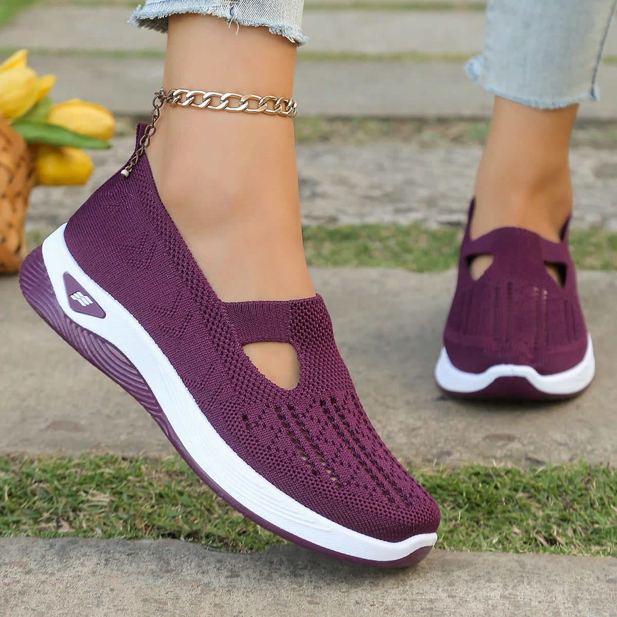 Sandales Randonnée Femme Respirantes – Slip-On Confort & Semelle EVA Légère
