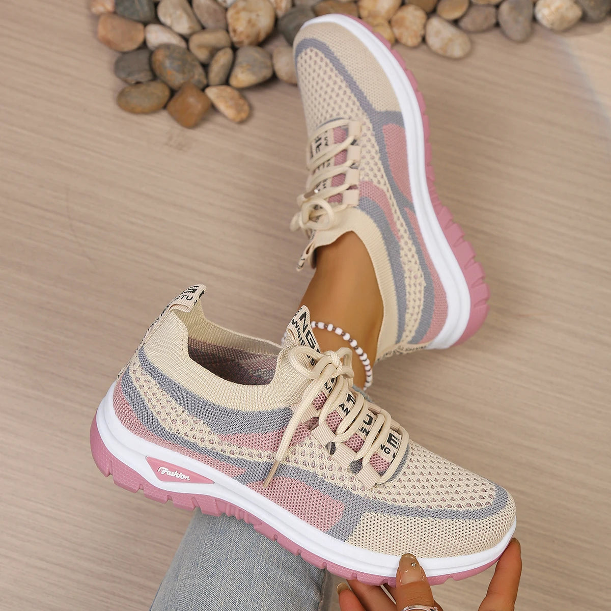 Chaussures de Marche Respirantes Femme – Légères & Confortables Pour Marche Active et Randonnée - Walky