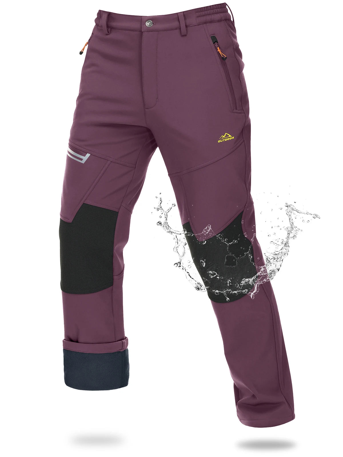Pantalon Randonnée Homme Softshell Imperméable – Chaleur & Protection Outdoor - ThermoFlex - Esprit Rando