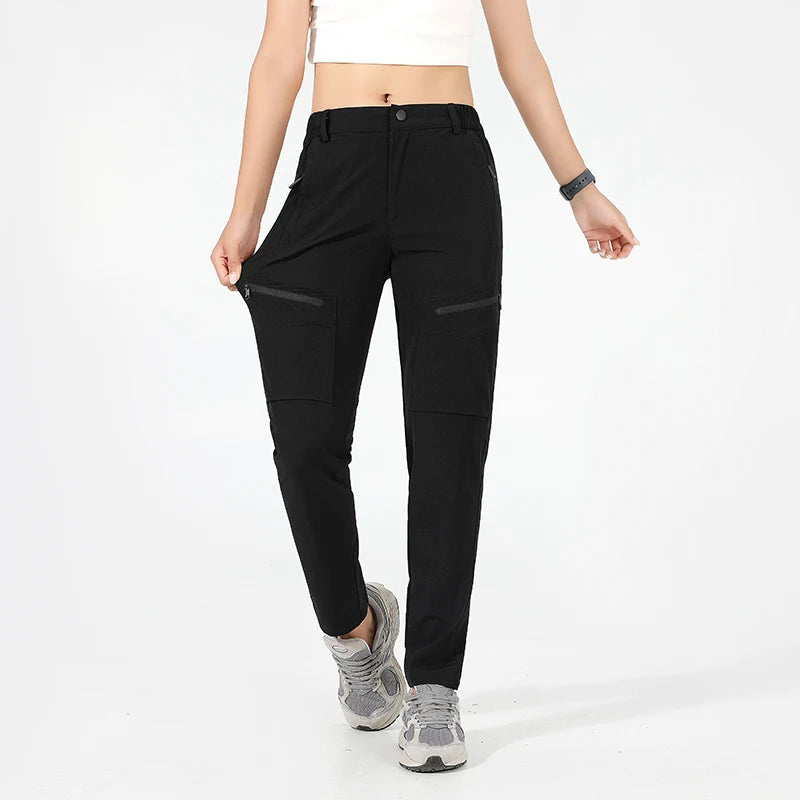 Pantalon Randonnée Femme Léger, Déperlant & Séchage Rapide - Cargo Pants - Esprit Rando