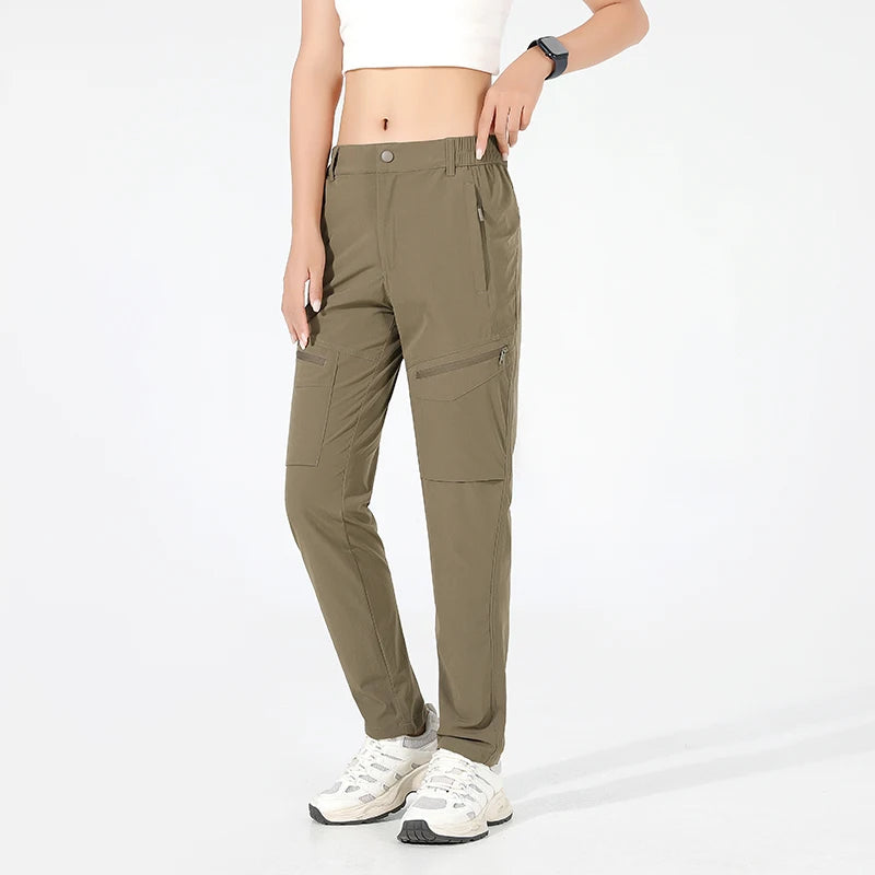 Pantalon Randonnée Femme Léger, Déperlant & Séchage Rapide - Cargo Pants - Esprit Rando