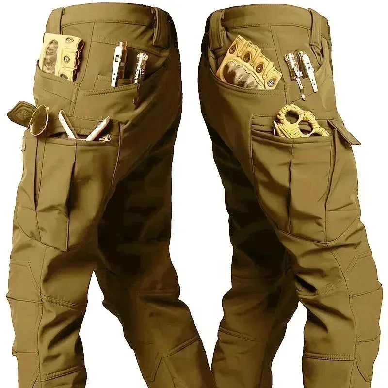 Pantalon Randonnée Homme Tactique – Doublure Polaire Chaude & Tissu Déperlant - CamoTrek - Esprit Rando