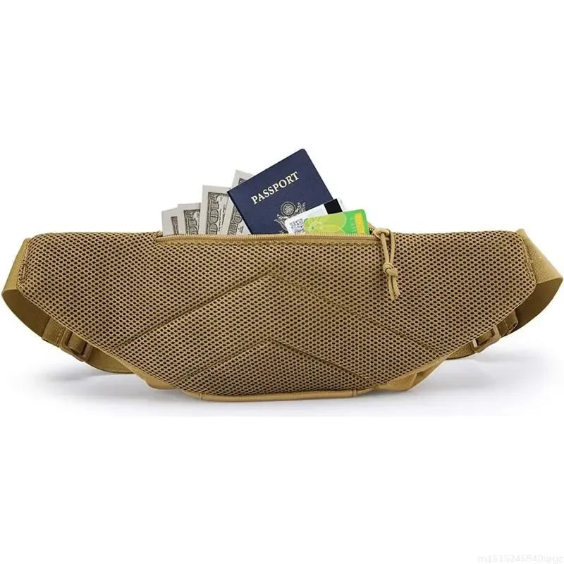 Sacoche Randonnée Ceinture Homme, Banane Outdoor Tactique Multi-Poches - TactikFlex - Esprit Rando