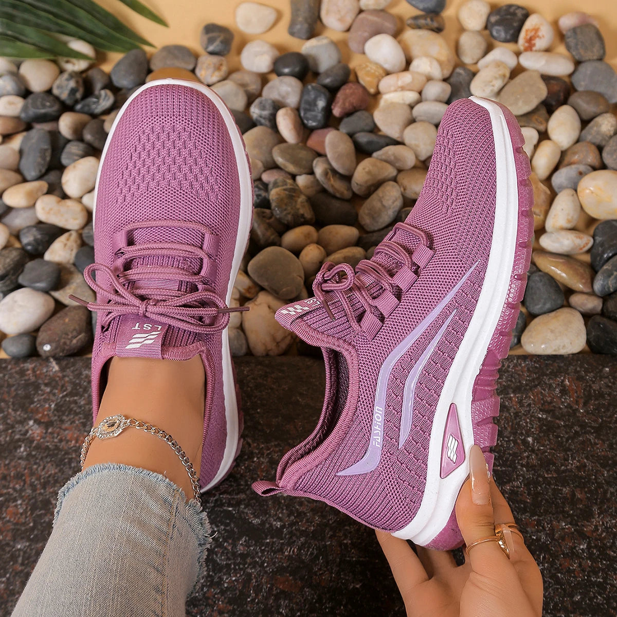 Chaussures de Marche Femme Respirantes – Légères, Confortables & Polyvalentes