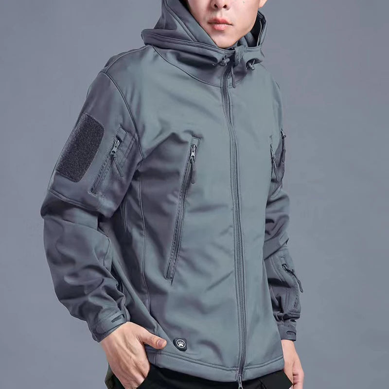 Veste Randonnée Homme Hiver Softshell & Polaire Intégrée - ThermaRidge - Esprit Rando