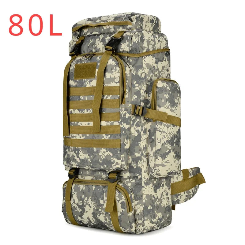 Sac de Randonnée Tactique 80 à 100L Résistant Organisation Militaire - TrekForce 80/100 - Esprit Rando