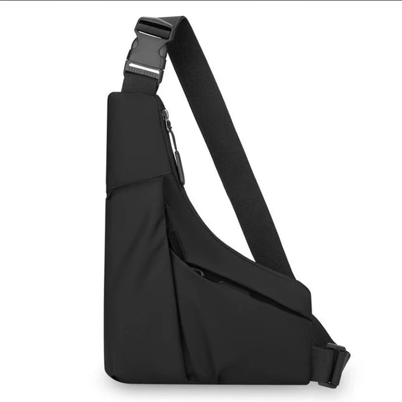 Sacoche Randonnée Homme Asymétrique – Légère & Moderne - Minimalisty - Esprit Rando