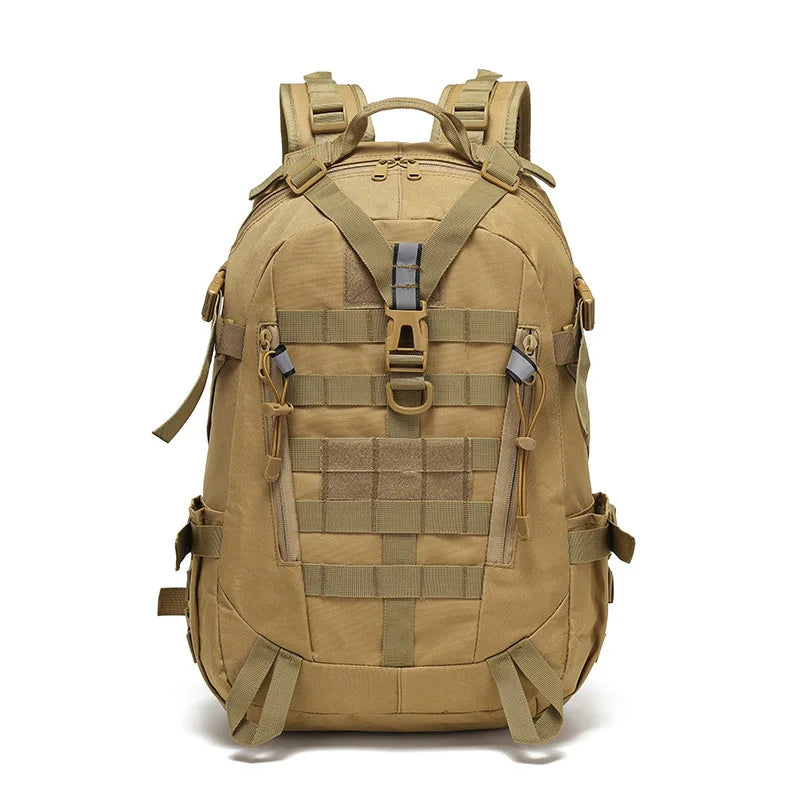 Sac de Randonnée 40L Déperlant - avec Attaches MOLLE & Bande Réfléchissante - TrailGuard 40 - Esprit Rando