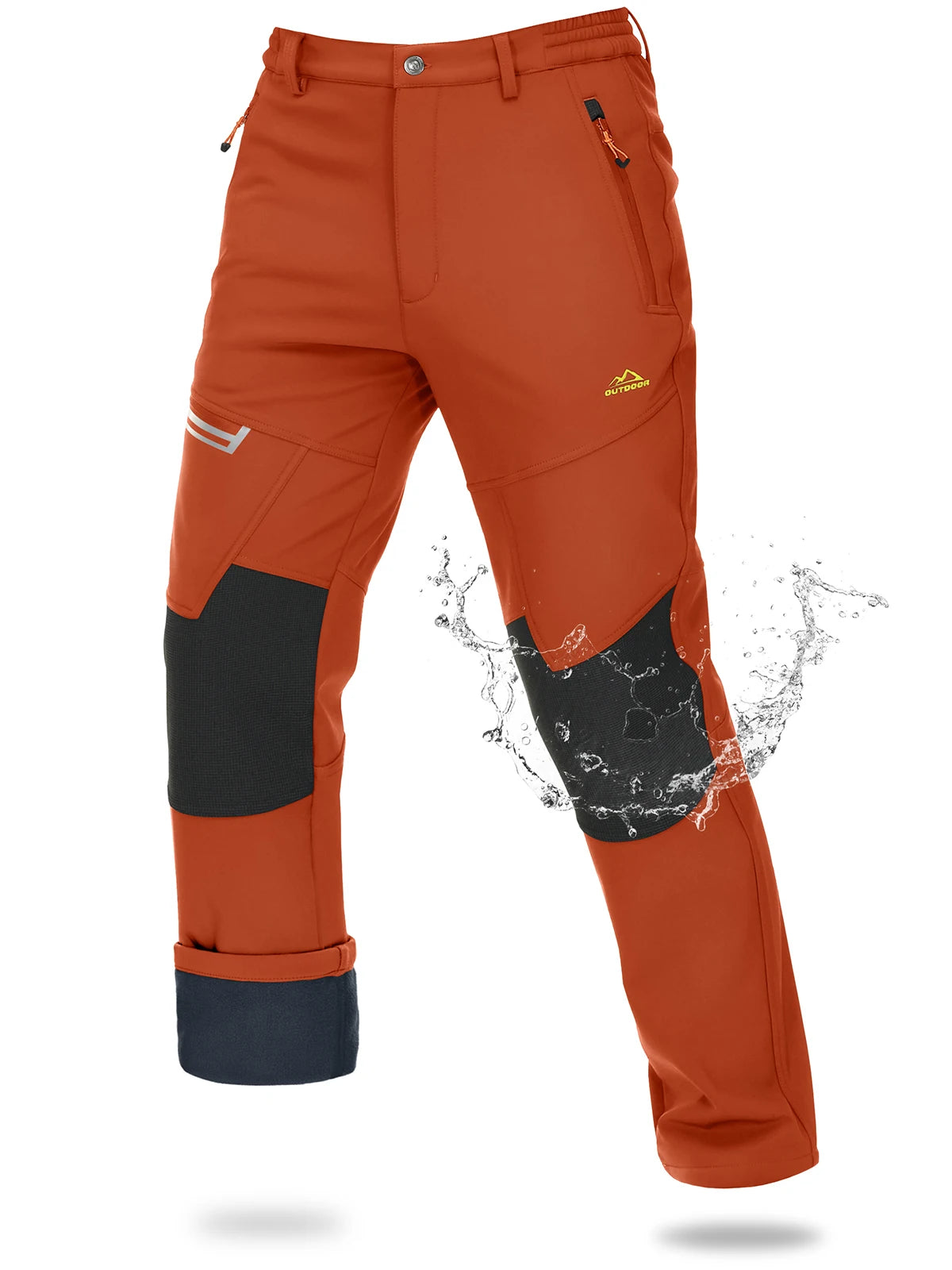 Pantalon Randonnée Homme Softshell Imperméable – Chaleur & Protection Outdoor - ThermoFlex - Esprit Rando