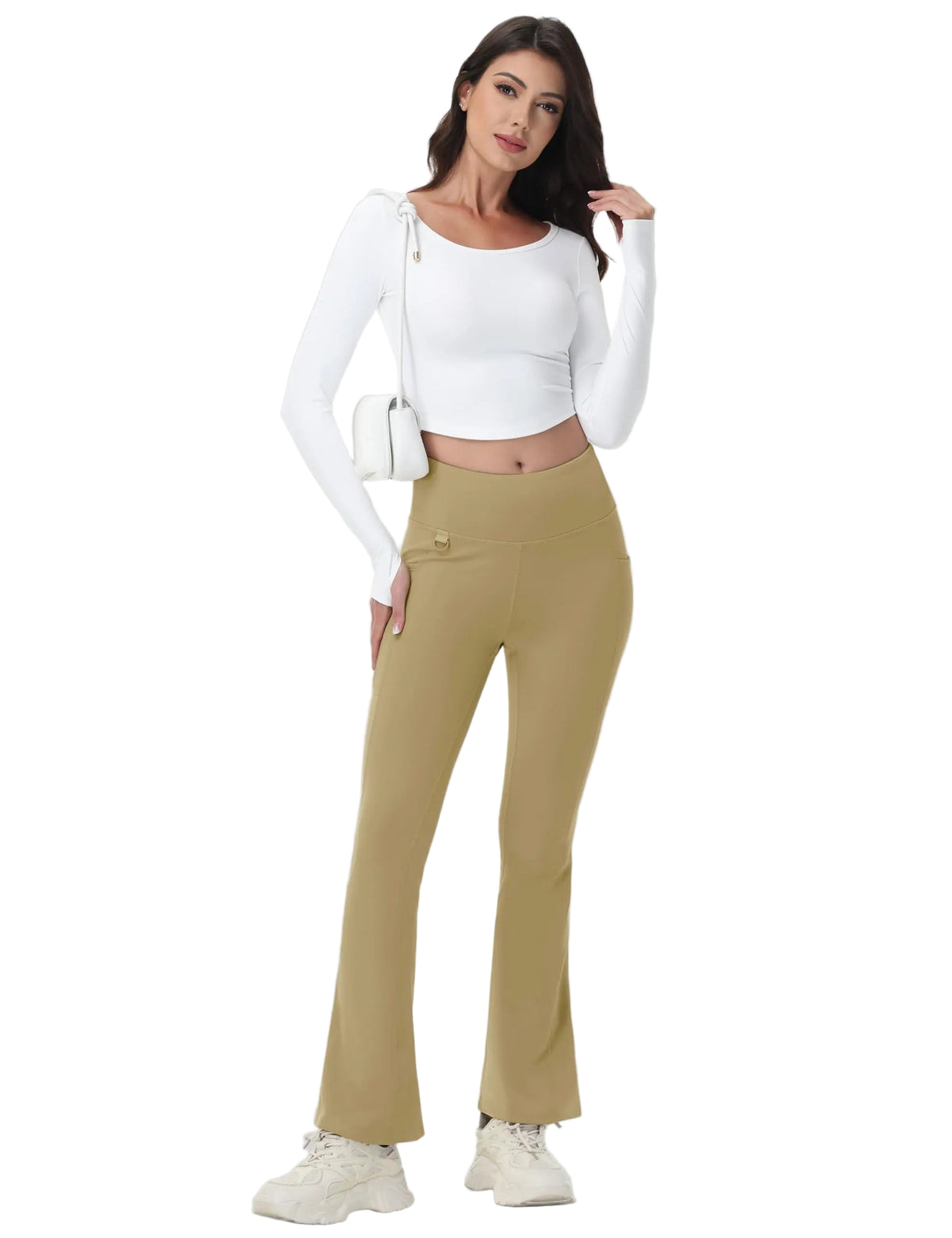 Pantalon Randonnée Femme en Legging Hiver Taille Haute, Doublé Polaire & Élégance - Glowy Pants - Esprit Rando