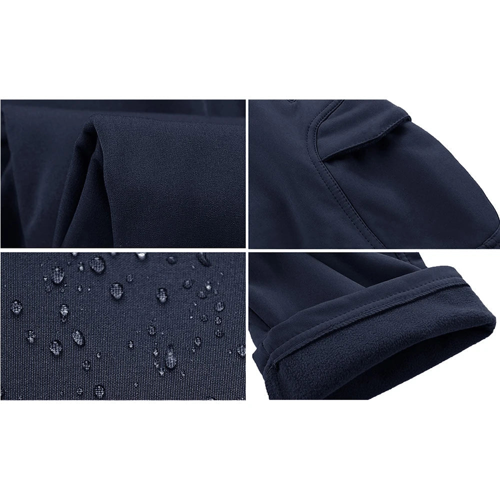 Pantalon Randonnée Homme Softshell Imperméable Doublure Polaire - WinTrail - Esprit Rando
