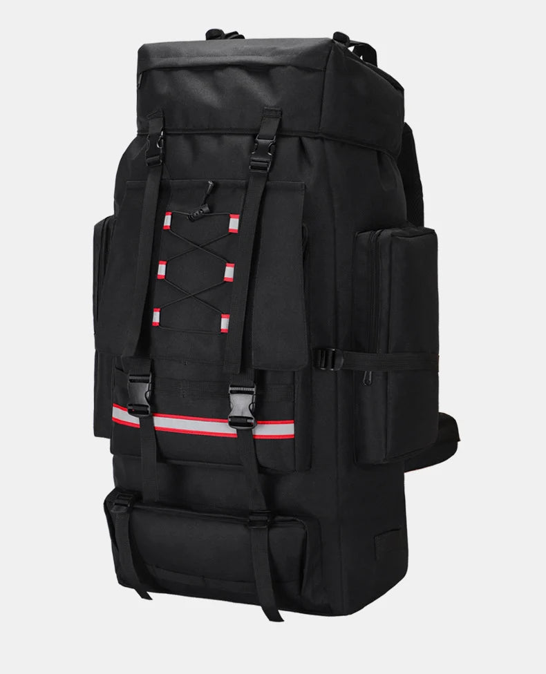Sac De Randonnée Grande Capacité 130L – Nylon Imperméable, Système MOLLE & Portage Renforcé - TrekMaster 130 - Esprit Rando
