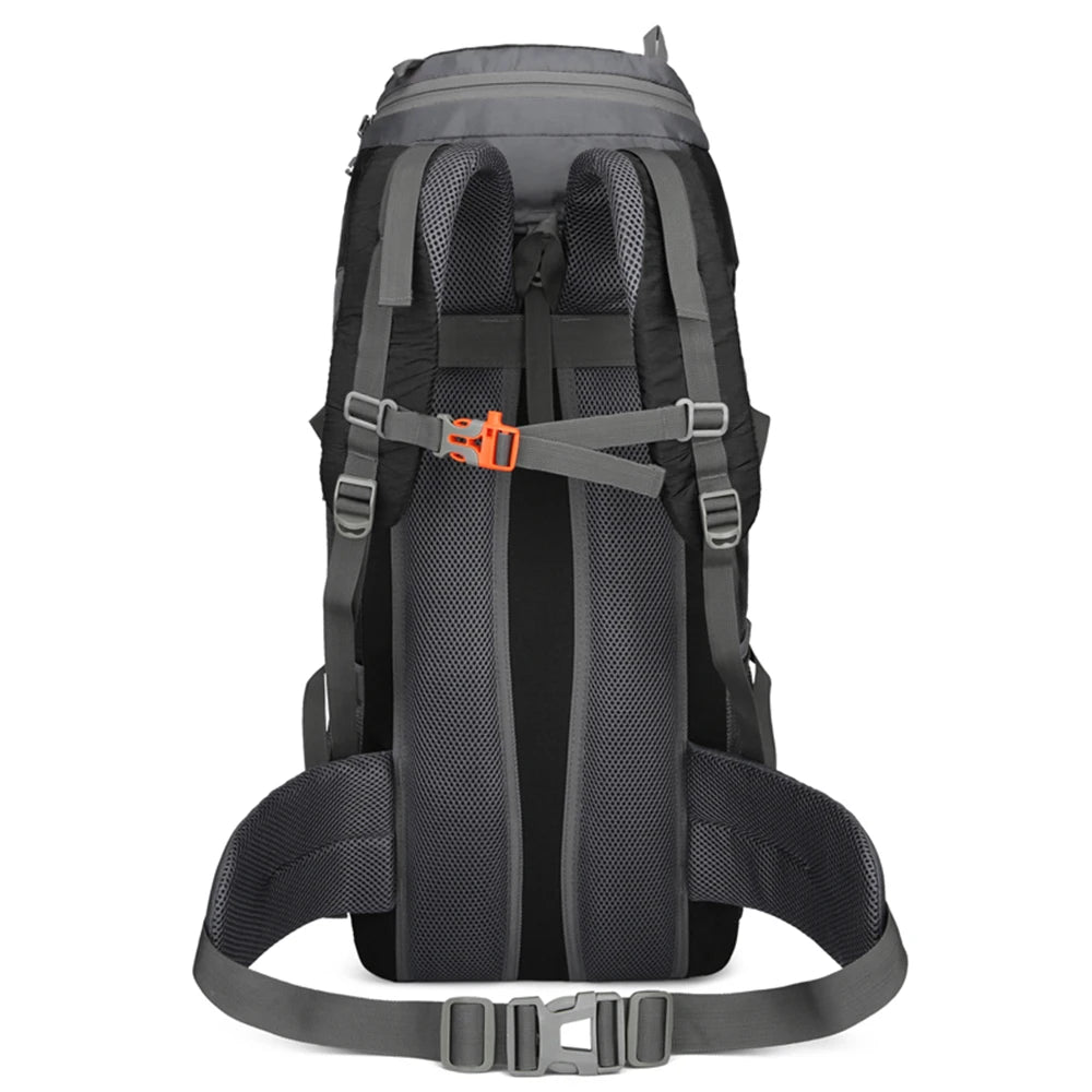 Sac de Randonnée Étanche 65L avec Housse de Pluie Intégrée - PeakTrail 65 - Esprit Rando