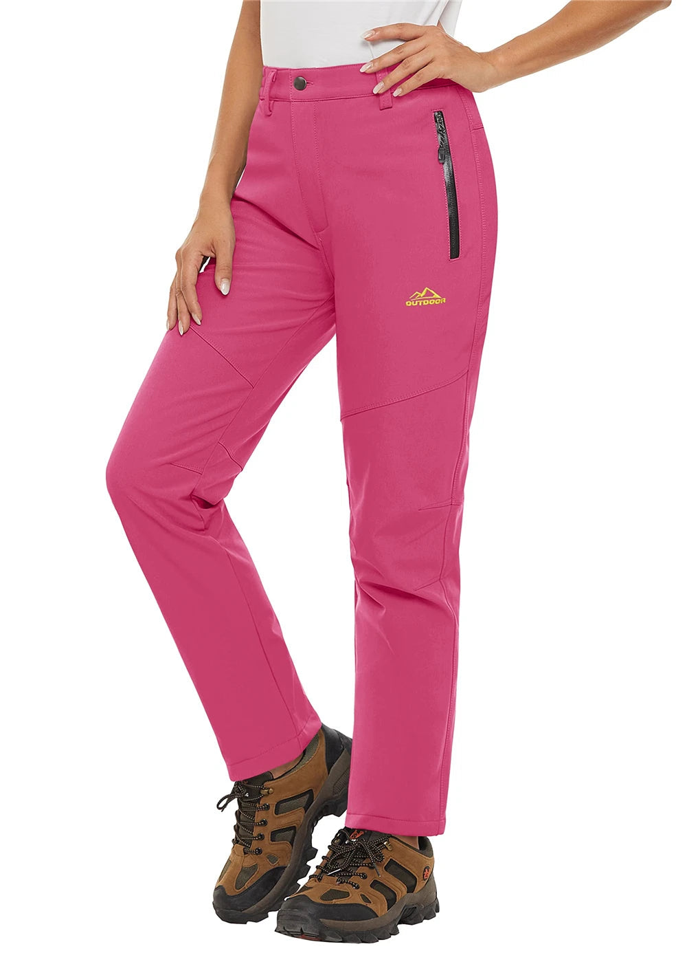 Pantalon Randonnée Femme Softshell Chaud, Déperlant & Multi-Poches - Storm Pants - Esprit Rando
