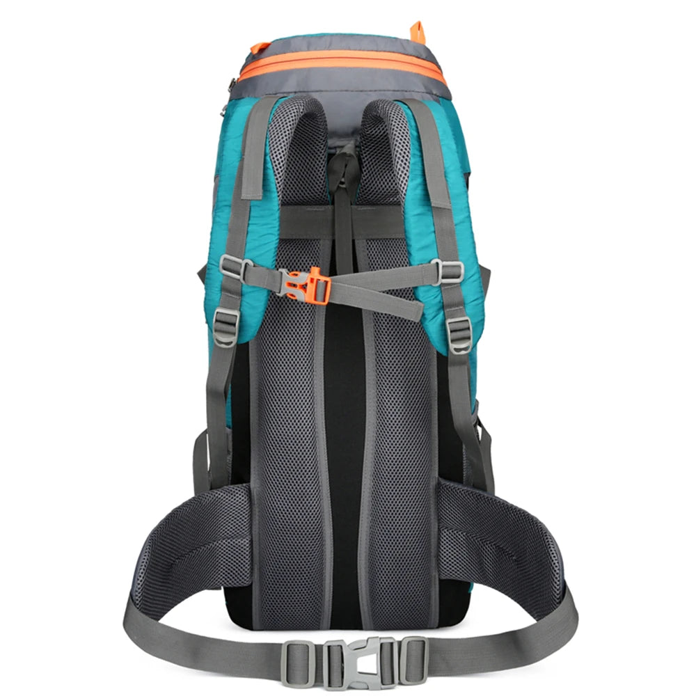 Sac de Randonnée Étanche 65L avec Housse de Pluie Intégrée - PeakTrail 65 - Esprit Rando