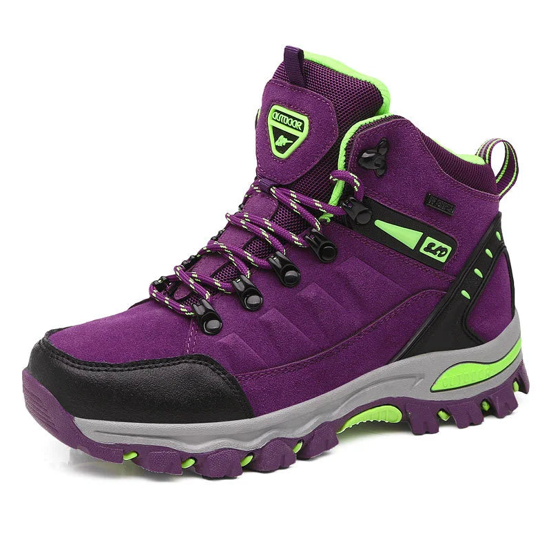 Chaussures Randonnée Femme Confort- MovaEase Montante - Esprit Rando