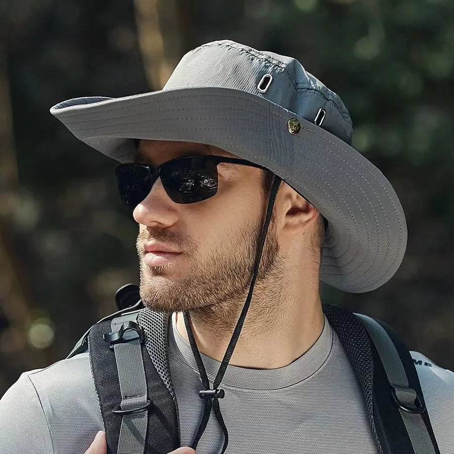 Chapeau Randonnée Large Bord – Léger, Respirant & Protection Solaire