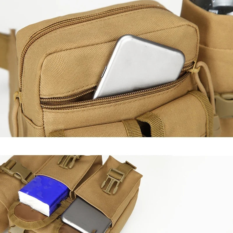 Sacoche Randonnée Tactique 6L – Banane Tactique Déperlante et Légère - TacticFlex - Esprit Rando