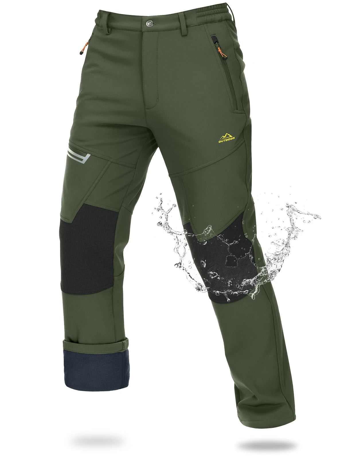 Pantalon Randonnée Homme Softshell Imperméable – Chaleur & Protection Outdoor - ThermoFlex - Esprit Rando