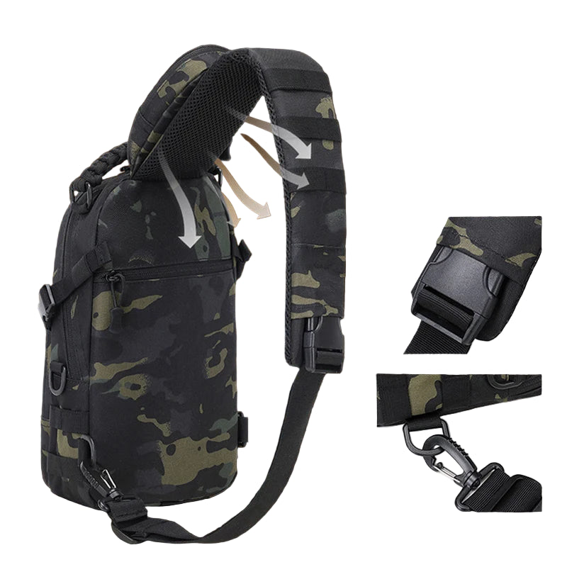 Sacoche Randonnée Tactique MOLLE – Haute Capacité - MollyBag - Esprit Rando