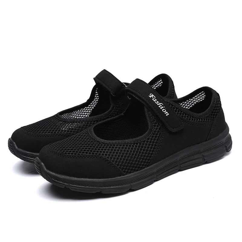 Sandales Randonnée Femme Respirantes – Mesh Léger & Fermeture Scratch Confort