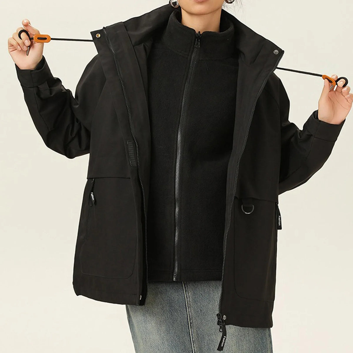 Veste Randonnée Femme Déperlante & Coupe-Vent (Style Casual Outdoor) - BreezeShell - Esprit Rando