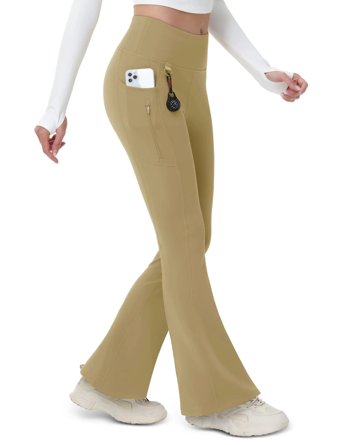Pantalon Randonnée Femme en Legging Hiver Taille Haute, Doublé Polaire & Élégance - Glowy Pants - Esprit Rando