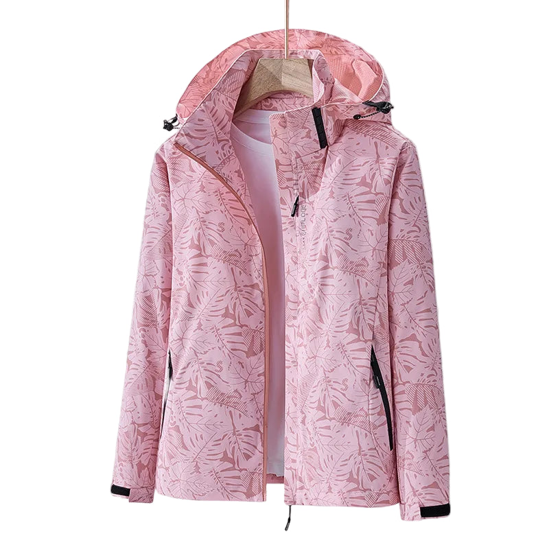 Veste Randonnée Femme Déperlante à Capuche Amovible - EverLeaf - Esprit Rando