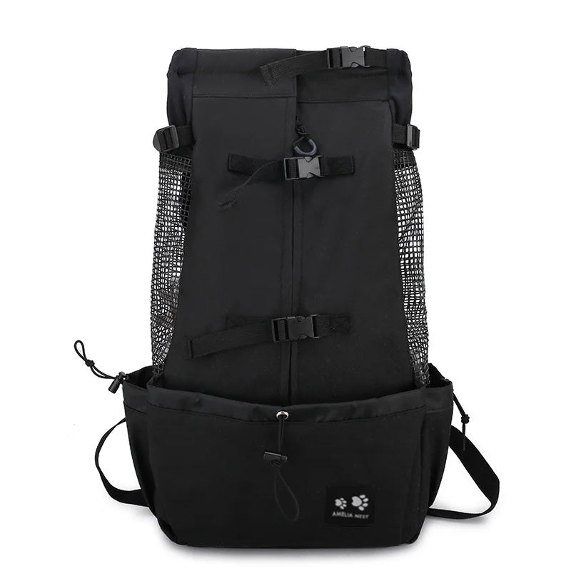 Sac Porte Chien Randonnée – Sac À Dos Respirant & Ajustable