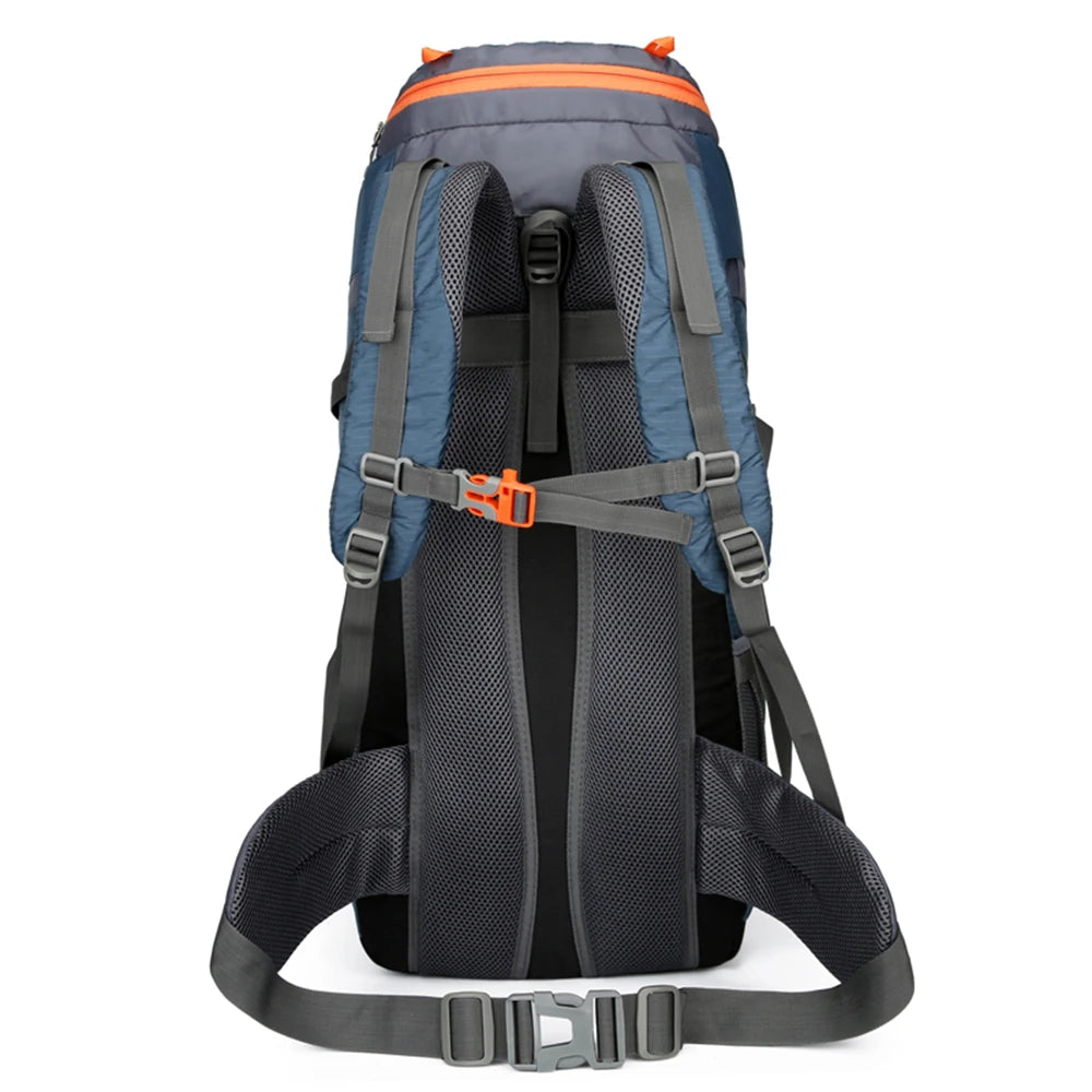 Sac de Randonnée Étanche 65L avec Housse de Pluie Intégrée - PeakTrail 65 - Esprit Rando
