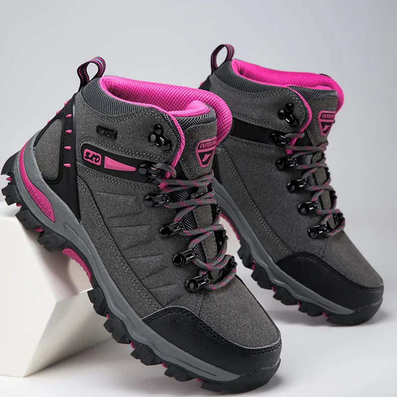 Chaussures Randonnée Femme Confort- MovaEase Montante - Esprit Rando