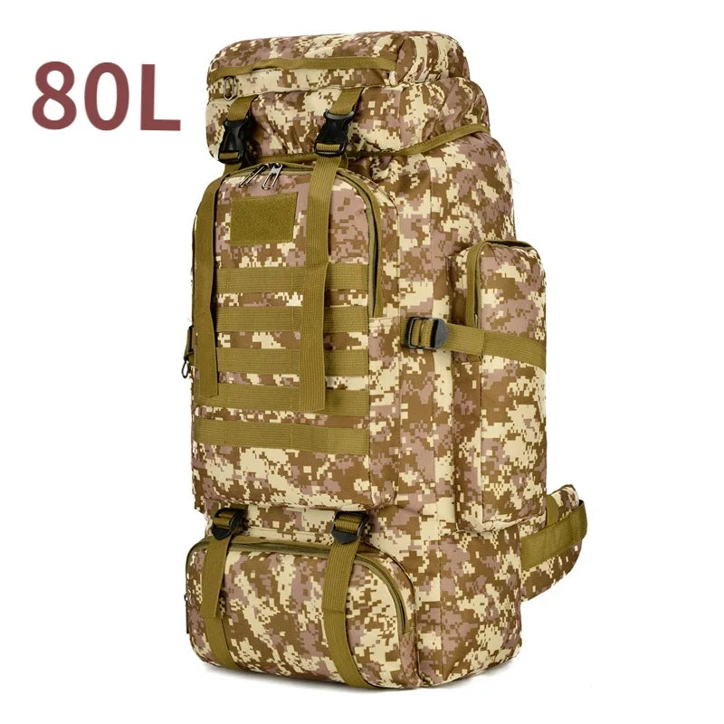 Sac de Randonnée Tactique 80 à 100L Résistant Organisation Militaire - TrekForce 80/100 - Esprit Rando