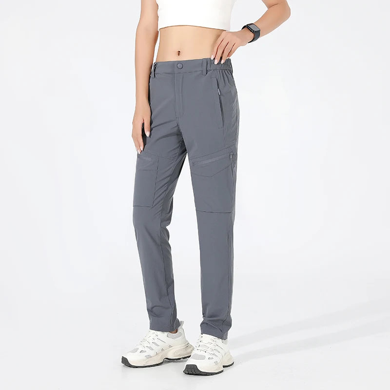 Pantalon Randonnée Femme Léger, Déperlant & Séchage Rapide - Cargo Pants - Esprit Rando