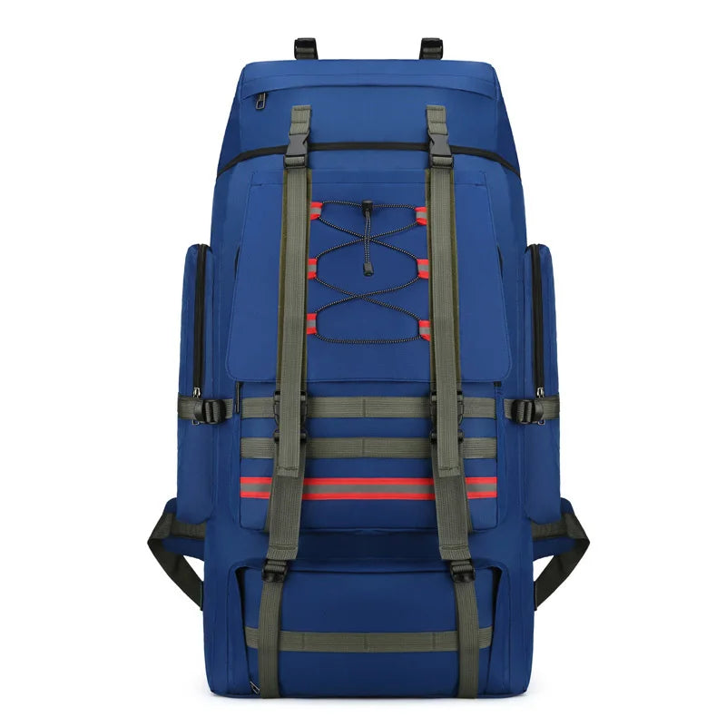 Sac De Randonnée Grande Capacité 130L – Nylon Imperméable, Système MOLLE & Portage Renforcé - TrekMaster 130 - Esprit Rando