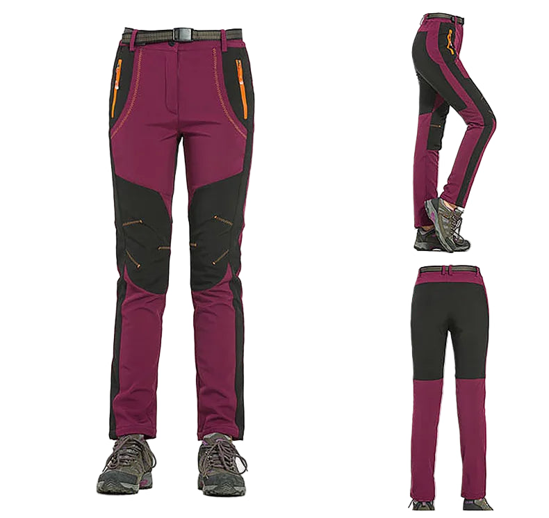 Pantalon Randonnée Femme Hiver Imperméable, Chaud & Résistant - Flex Pants - Esprit Rando