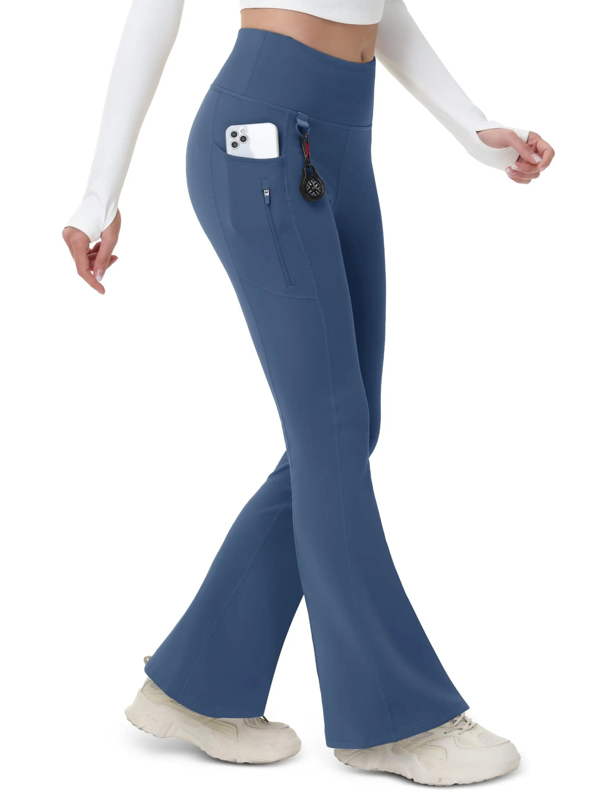 Pantalon Randonnée Femme en Legging Hiver Taille Haute, Doublé Polaire & Élégance - Glowy Pants - Esprit Rando